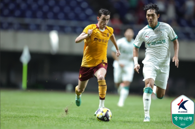 아사니 복귀한 광주FC, 대전 꺾고 5경기만에 승리